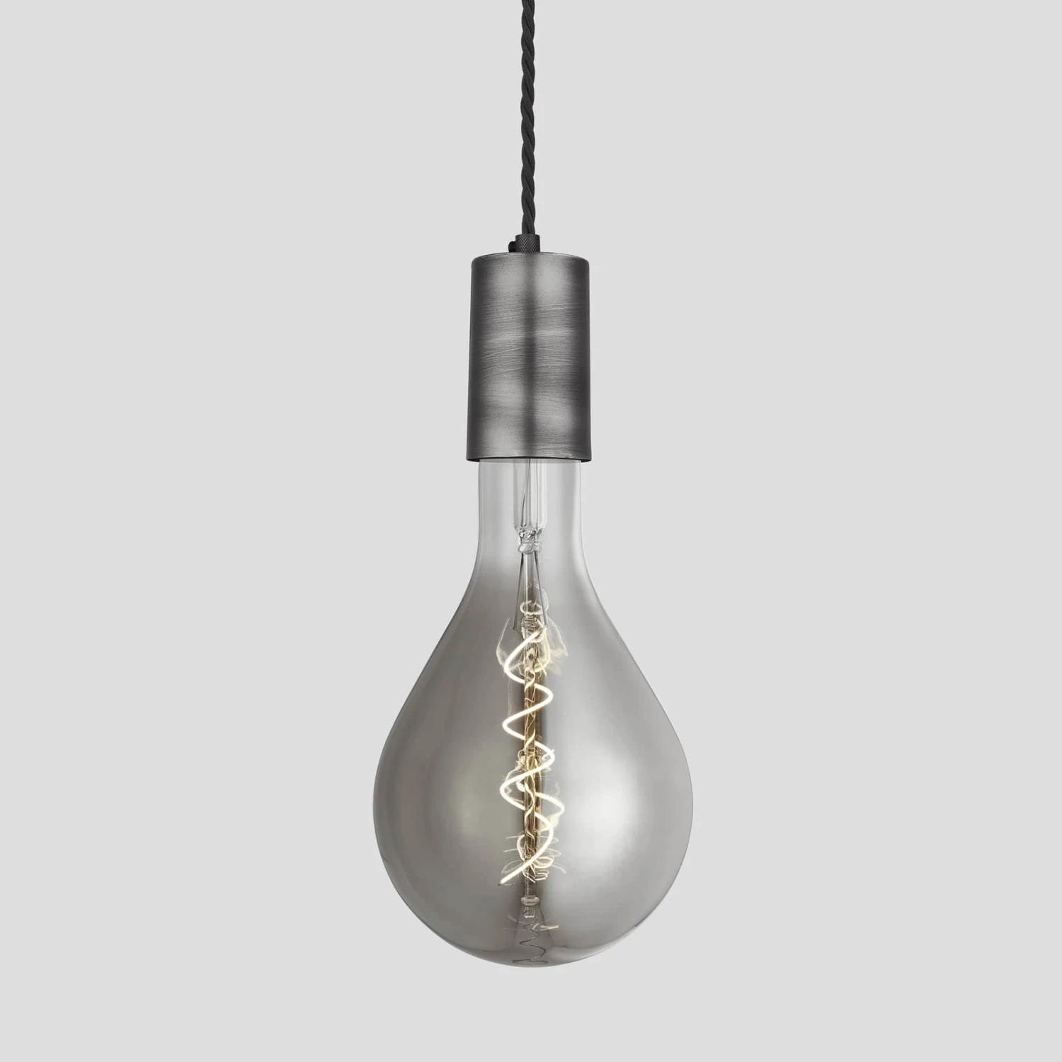 Sleek Large Edison Pendant - 1 Wire – Pewter 1 Sleek Large Edison Pendant - 1 Wire – Pewter