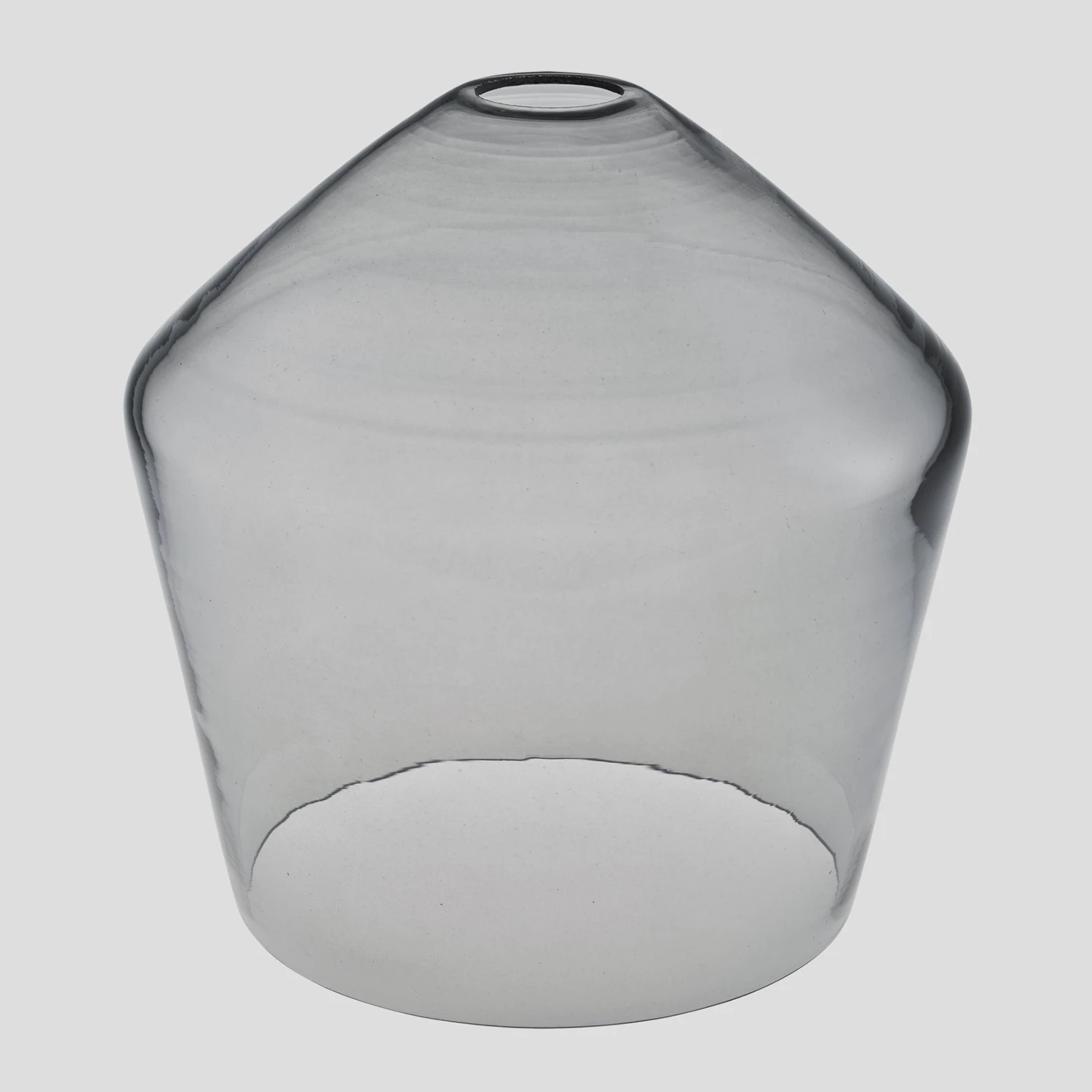 Sleek Tinted Glass Schoolhouse 5 Wire Square Cluster Lights - 10 Inch - Smoke Grey 3 Sleek Tinted Glass Schoolhouse 5 Wire Square Cluster Lights - 10 Inch - Smoke Grey - Image 3