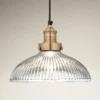 Brooklyn Glass Dome Pendant Light - 12 Inch