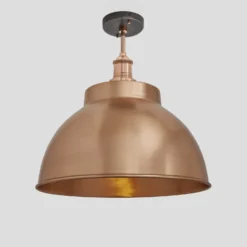 Brooklyn Dome Flush Mount - 13 Inch - Copper