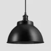 Brooklyn Dome Pendant - 13 Inch - Black