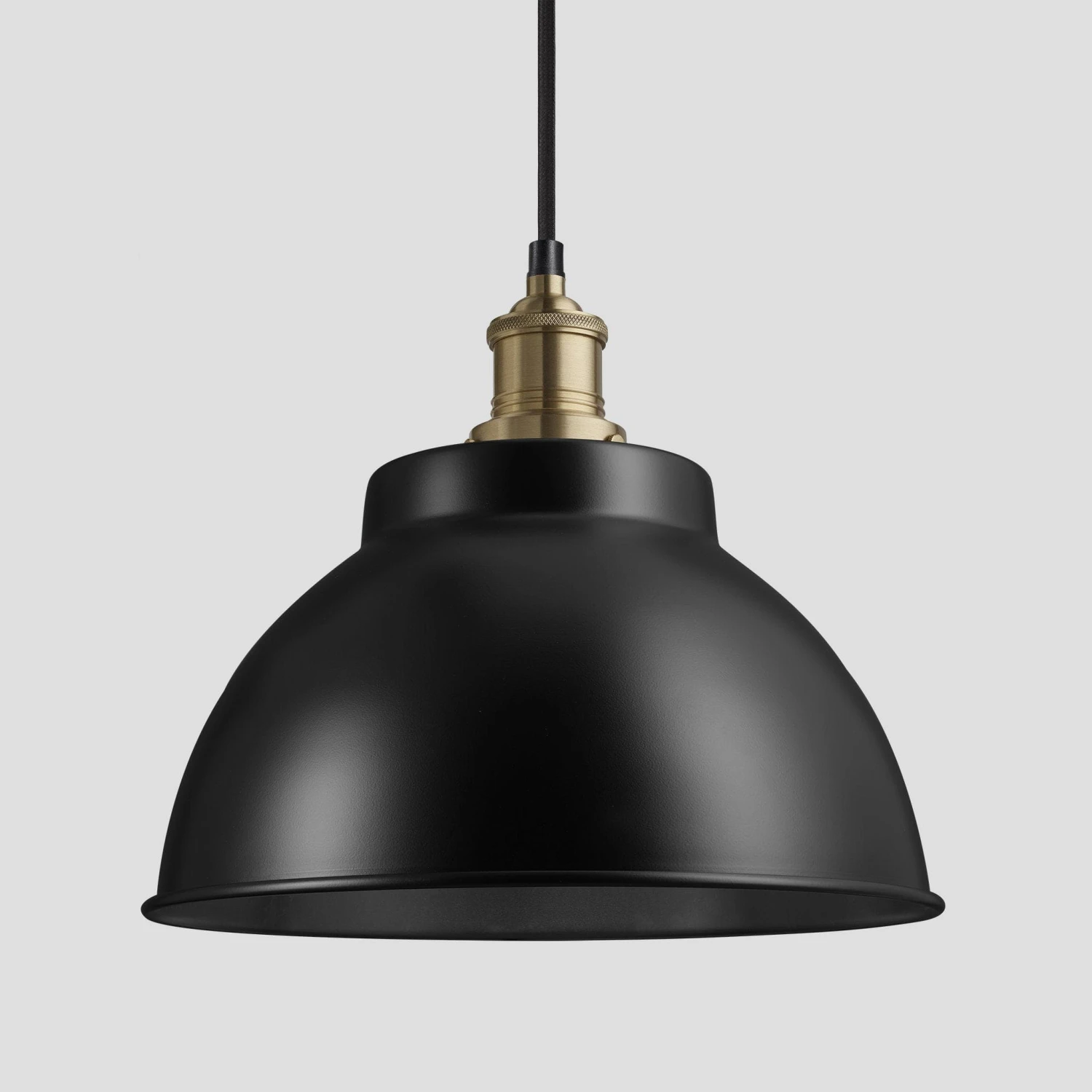 Brooklyn Dome Pendant - 13 Inch - Black - Image 3