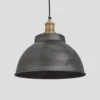 Brooklyn Dome Pendant - 13 Inch - Pewter