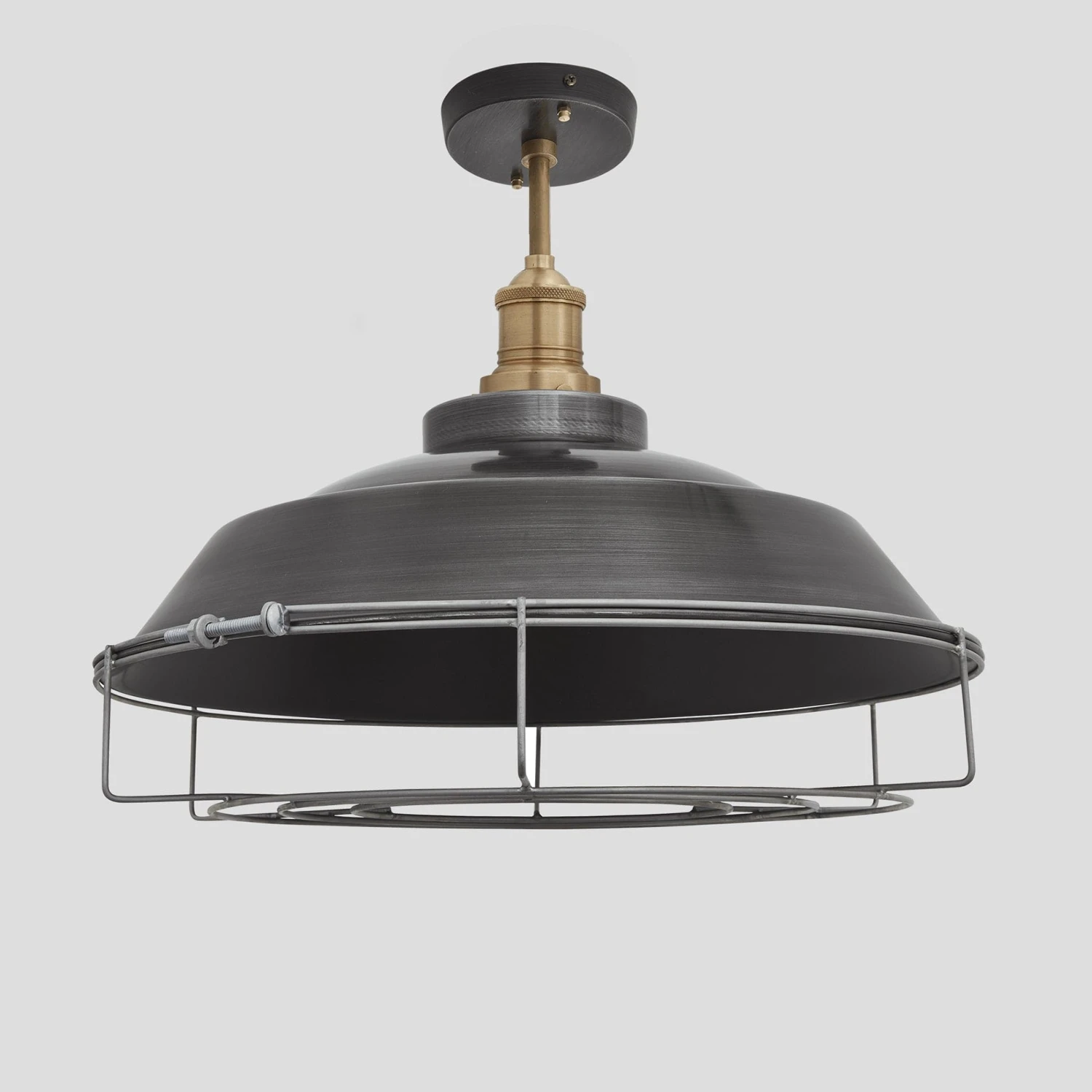 Brooklyn Step Flush Mount - 16 Inch - Pewter 3 Brooklyn Step Flush Mount - 16 Inch - Pewter - Image 3