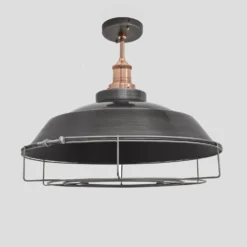 Brooklyn Step Flush Mount - 16 Inch - Pewter