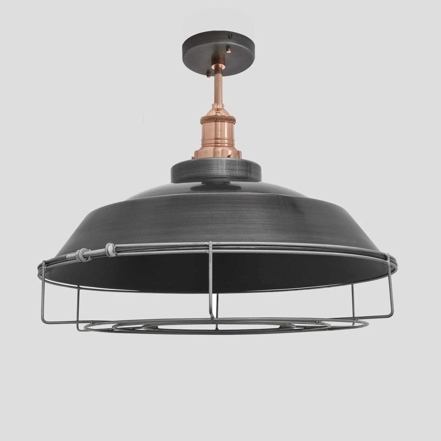 Brooklyn Step Flush Mount - 16 Inch - Pewter 1 Brooklyn Step Flush Mount - 16 Inch - Pewter