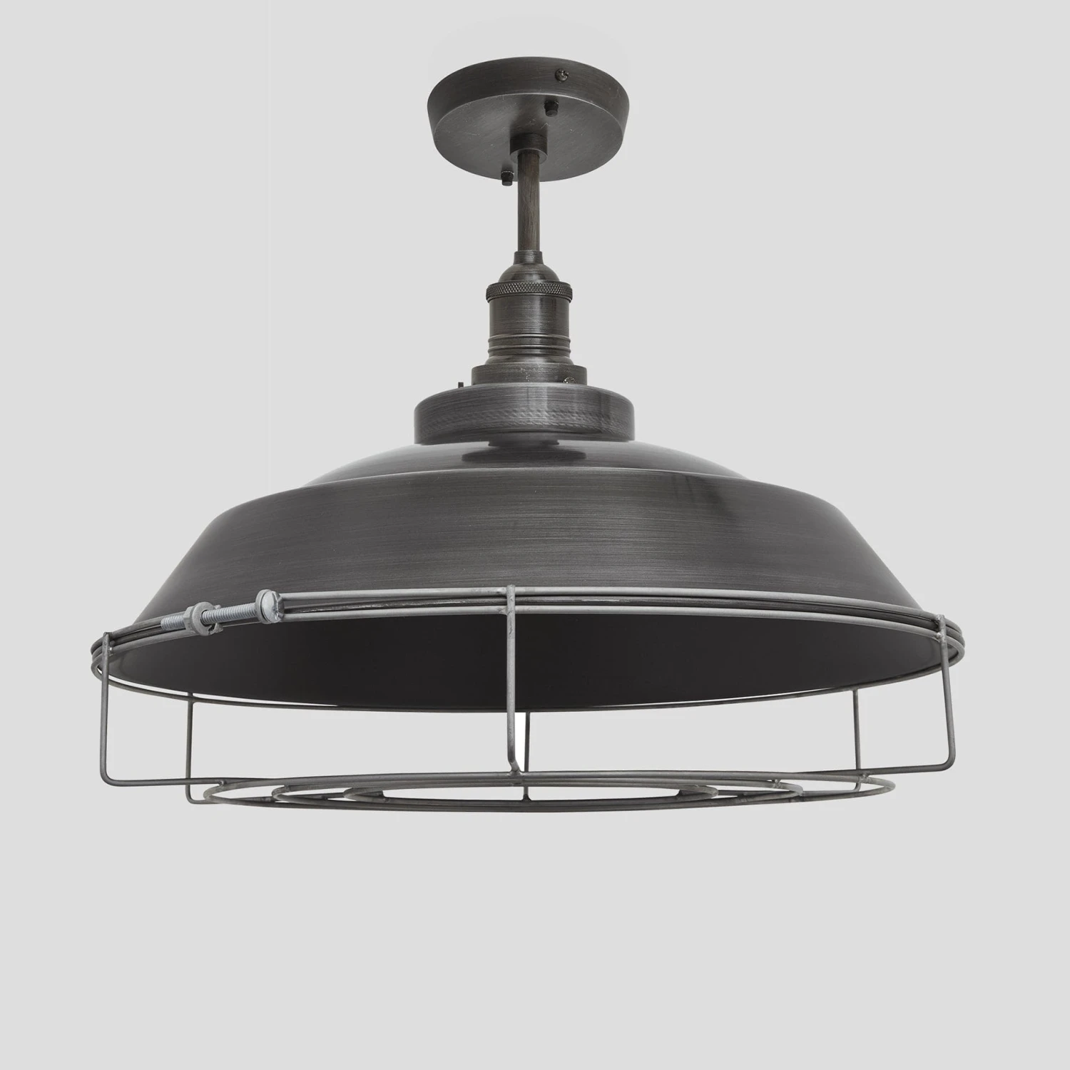 Brooklyn Step Flush Mount - 16 Inch - Pewter 5 Brooklyn Step Flush Mount - 16 Inch - Pewter - Image 5