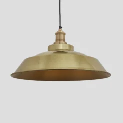 Brooklyn Step Pendant - 16 Inch - Brass - Pre-order - Expected W/c 13th Of May -Industville Shop 16 Inch Pendant Brass Industville Lighting Step BrassHolder Brooklyn BR SP16 B BH