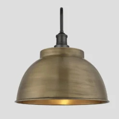 Swan Neck Outdoor & Bathroom Dome Wall Light - 17 Inch - Brass - Pre-order - Expected W/c 13th Of May 9 Swan Neck Outdoor & Bathroom Dome Wall Light - 17 Inch - Brass - Pre-order - Expected W/c 13th Of May -Industville Shop 17 Inch WallLight Brass Industville Lighting Dome PewterHolder GlobeGlass SwanNeck IP65 SN IP65 DWL17 B PH GLG