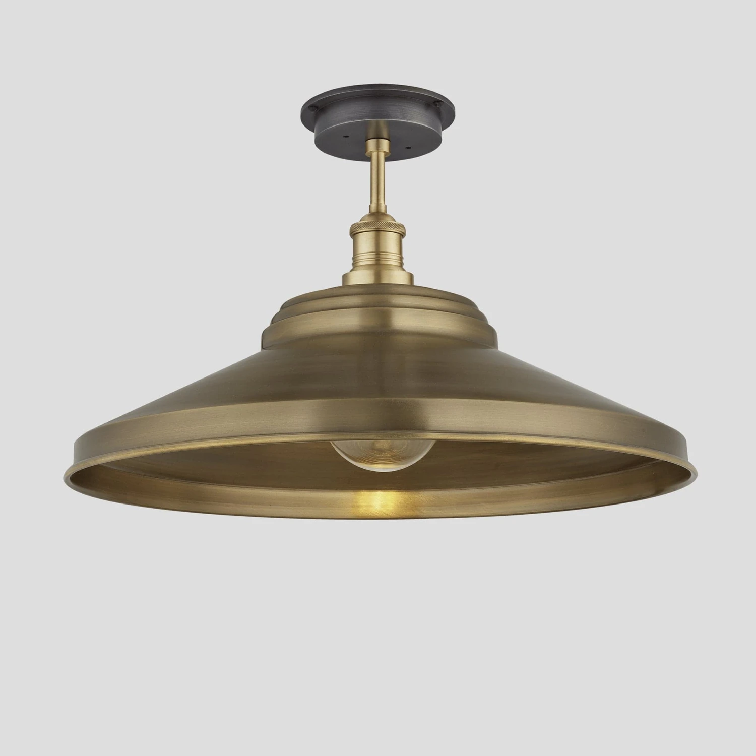 Brooklyn Outdoor & Bathroom Giant Step Flush Mount – 18 Inch – Brass 3 Brooklyn Outdoor & Bathroom Giant Step Flush Mount – 18 Inch – Brass - Image 3