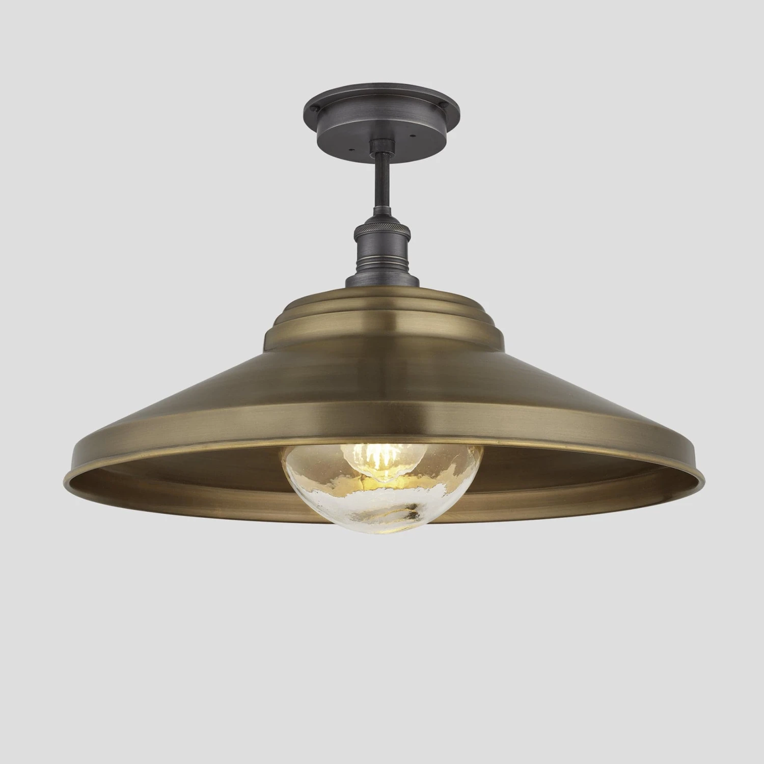 Brooklyn Outdoor & Bathroom Giant Step Flush Mount – 18 Inch – Brass 2 Brooklyn Outdoor & Bathroom Giant Step Flush Mount – 18 Inch – Brass - Image 2