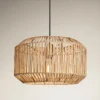Boho Rattan Ceiling Pendant Light - 18 Inch - Drum - Natural - Pre-order - Expected W/c 17th Of June