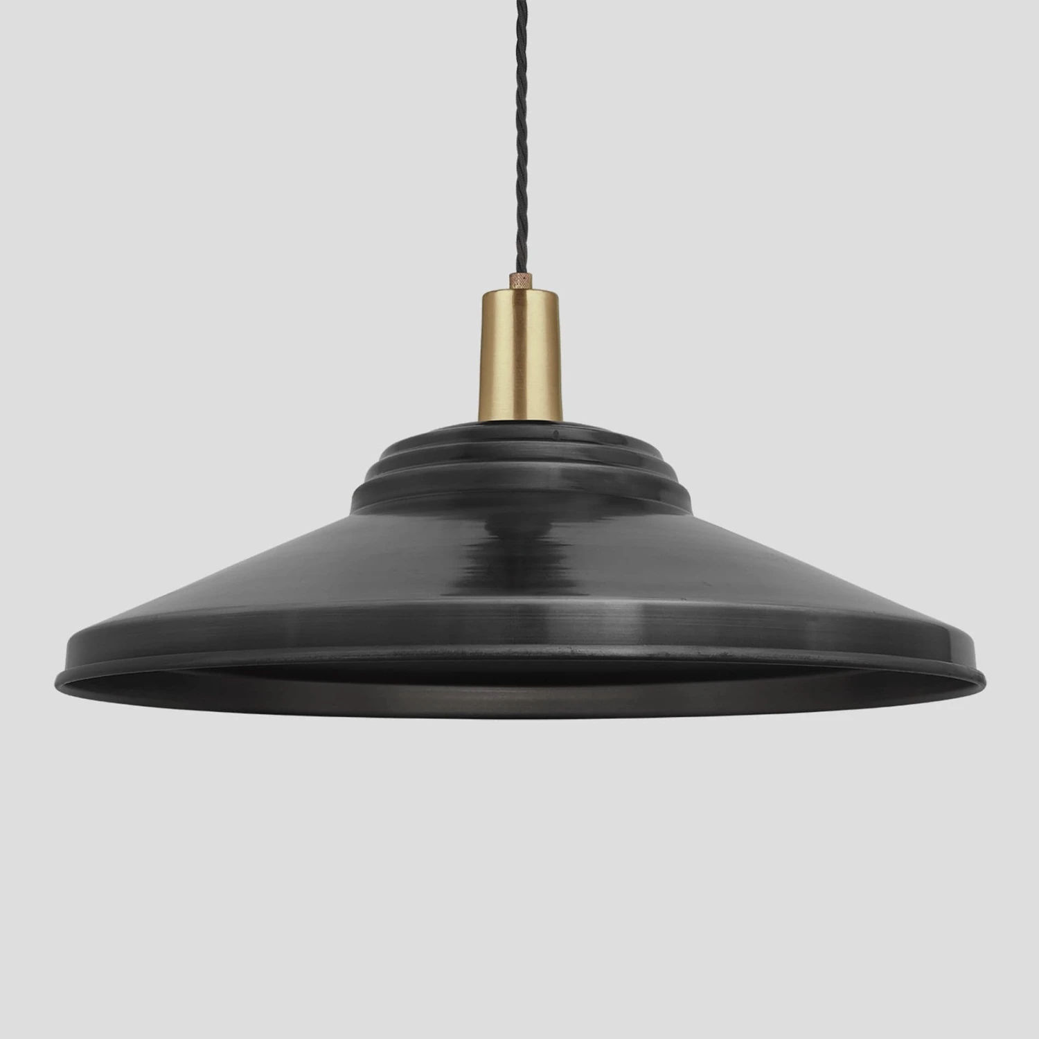 Sleek Giant Step Pendant - 18 Inch - Pewter 2 Sleek Giant Step Pendant - 18 Inch - Pewter - Image 2