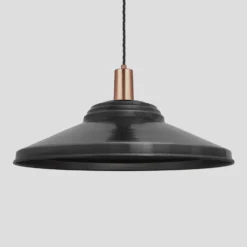 Sleek Giant Step Pendant - 18 Inch - Pewter 7 Sleek Giant Step Pendant - 18 Inch - Pewter -Industville Shop 18 Inch Pendant Pewter Industville Lighting Step CopperHolder Sleek SL GSP18 P CH