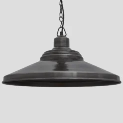 Brooklyn Giant Step Pendant - 18 Inch - Pewter 12 Brooklyn Giant Step Pendant - 18 Inch - Pewter -Industville Shop 18 Inch Pendant Pewter Industville Lighting Step PewterChainHolder Brooklyn BR GSP18 P PCN