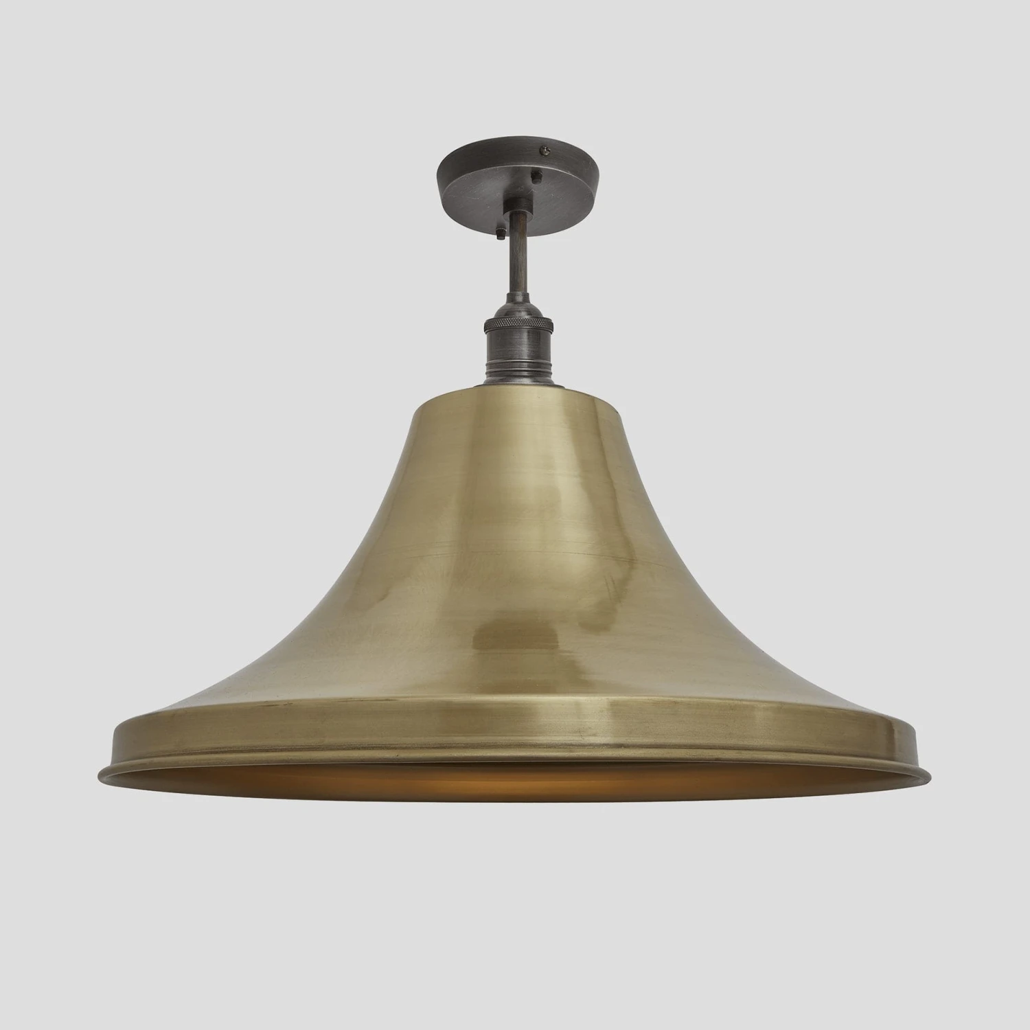 Brooklyn Giant Bell Flush Mount - 20 Inch - Brass 2 Brooklyn Giant Bell Flush Mount - 20 Inch - Brass - Image 2