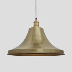 Brooklyn Giant Bell Pendant - 20 Inch - Brass
