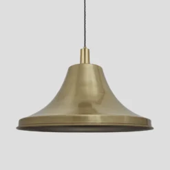 Sleek Giant Bell Pendant - 20 Inch - Brass -Industville Shop 20 Inch Pendant Brass Industville Lighting Bell BrassHolder Sleek SL GBLP20 B BH