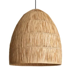 Raffia Ceiling Pendant Light - Bell - Natural -Industville Shop 20 Inch Pendant Natural Industville Lighting LargeBell Raffia RA LBP20 N Unlit ecbd9c67 cdc8 4273 b3b0 79e8e3b78ee6