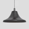 Sleek Giant Bell Pendant - 20 Inch - Pewter