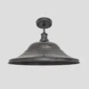 Brooklyn Giant Hat Flush Mount - 21 Inch - Pewter