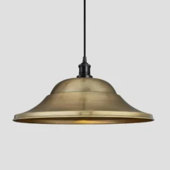 Brooklyn Giant Hat Pendant - 21 Inch - Brass