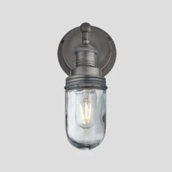 Brooklyn Outdoor & Bathroom Wall Light - Pewter