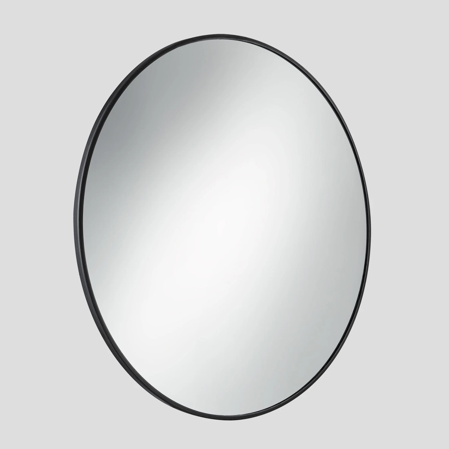 Urban Round Wall Mirror - 31 Inch - Pewter Frame 1 Urban Round Wall Mirror - 31 Inch - Pewter Frame