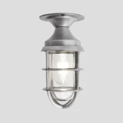 Bulkhead Outdoor & Bathroom Marine Flush Mount - 4 Inch - Gunmetal