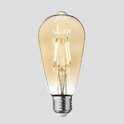Vintage LED Edison Bulb Old Filament Lamp - 5W E27 Pear ST64