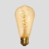 Vintage LED Spiral Edison Bulb - 5W E27 Pear ST64