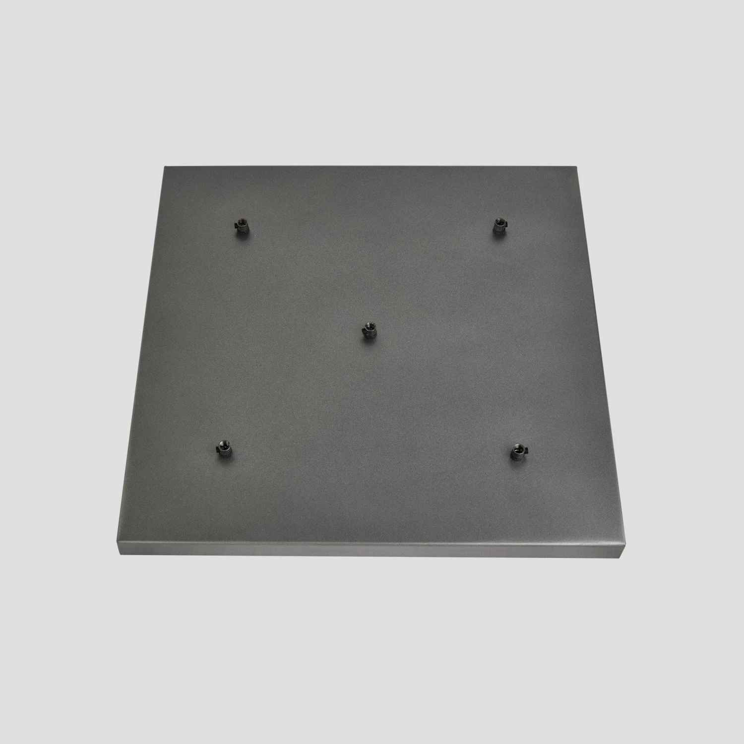 Sleek Edison Square Cluster Lights - 5 Wire - Pewter 2 Sleek Edison Square Cluster Lights - 5 Wire - Pewter - Image 2