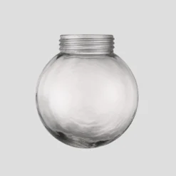 Swan Neck Outdoor & Bathroom Wall Light - Pewter - Globe Glass -Industville Shop 6 Inch Shade Glass Industville Lighting Globe IP65 GO GL 69203e75 e95c 4a75 9248 5d4e29115c67