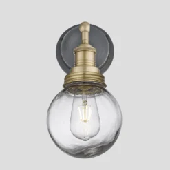 Brooklyn Outdoor & Bathroom Globe Wall Light - Brass