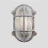 Bulkhead Outdoor & Bathroom Oval Light - 6 Inch - Gunmetal
