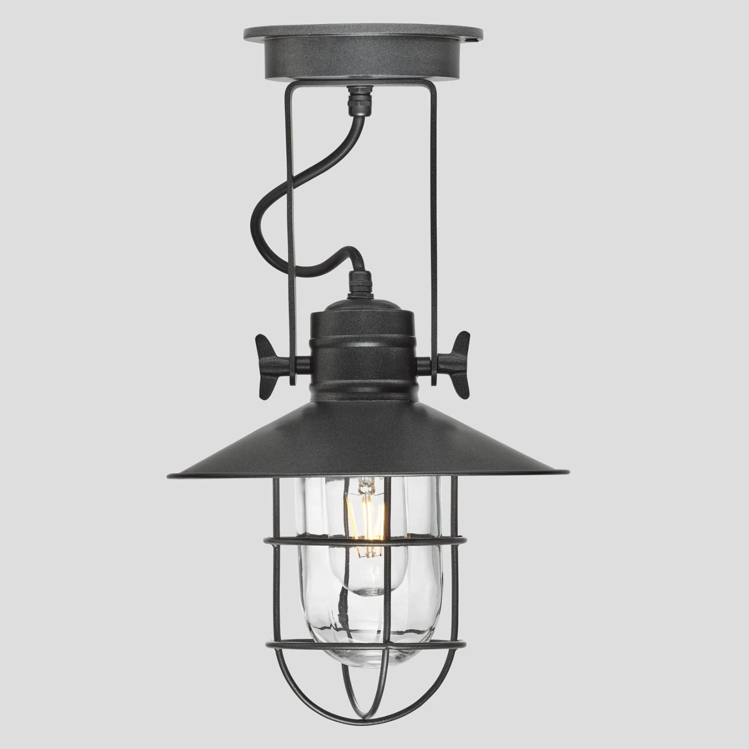 Harbour Outdoor & Bathroom Flush Mount - 6 Inch - Pewter 2 Harbour Outdoor & Bathroom Flush Mount - 6 Inch - Pewter - Image 2