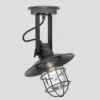 Harbour Outdoor & Bathroom Flush Mount - 6 Inch - Pewter