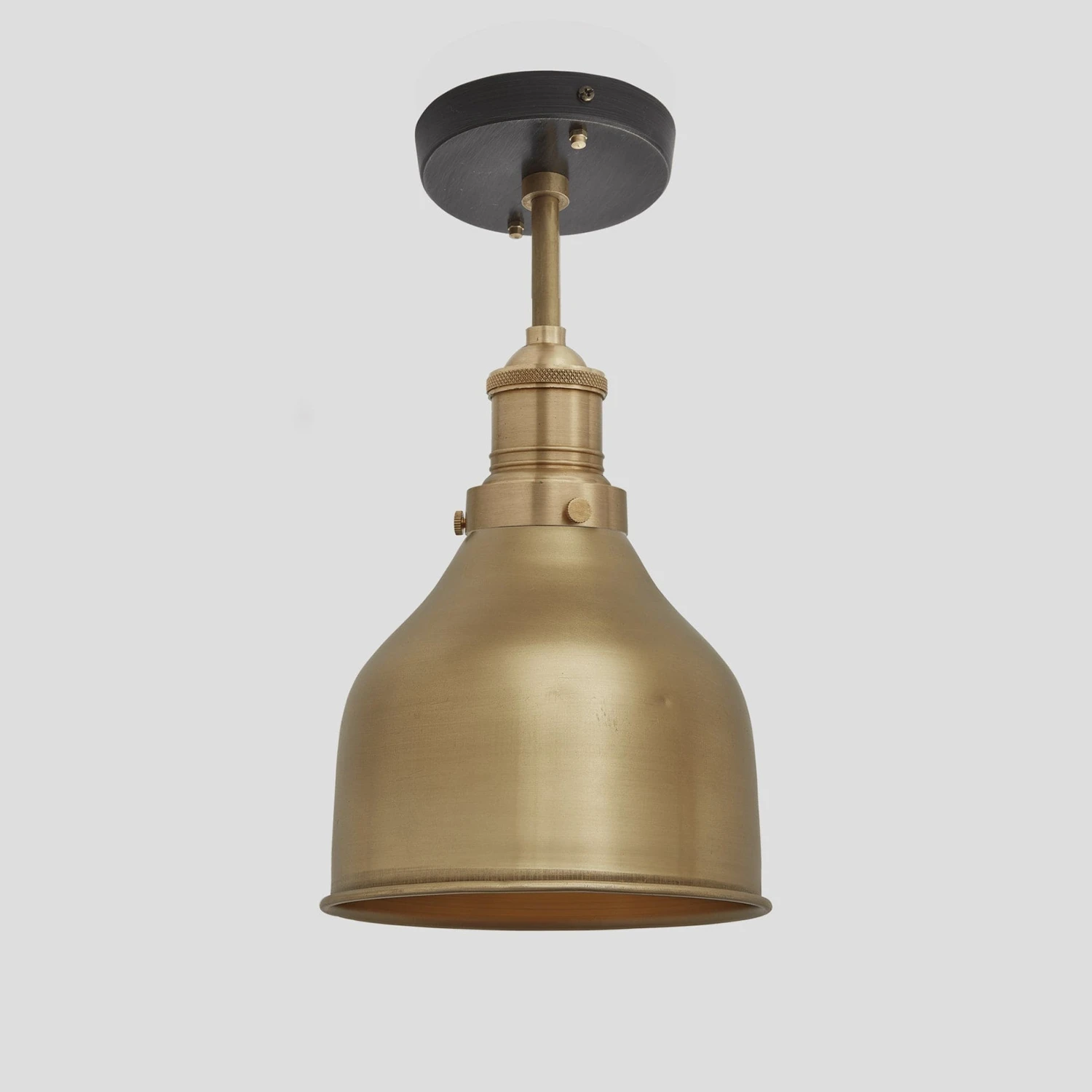 Brooklyn Cone Flush Mount - 7 Inch - Brass 2 Brooklyn Cone Flush Mount - 7 Inch - Brass - Image 2