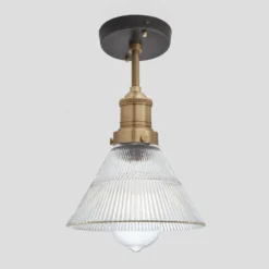 Brooklyn Glass Funnel Flush Mount - 7 Inch