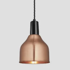 Sleek Cone Pendant - 7 Inch - Copper