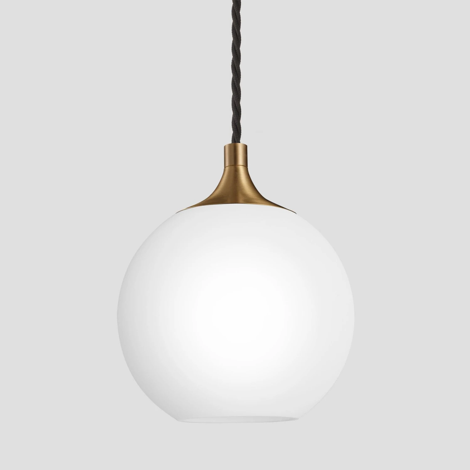 Chelsea Opal Glass Globe Pendant Light - 7 Inch - White 3 Chelsea Opal Glass Globe Pendant Light - 7 Inch - White - Image 3