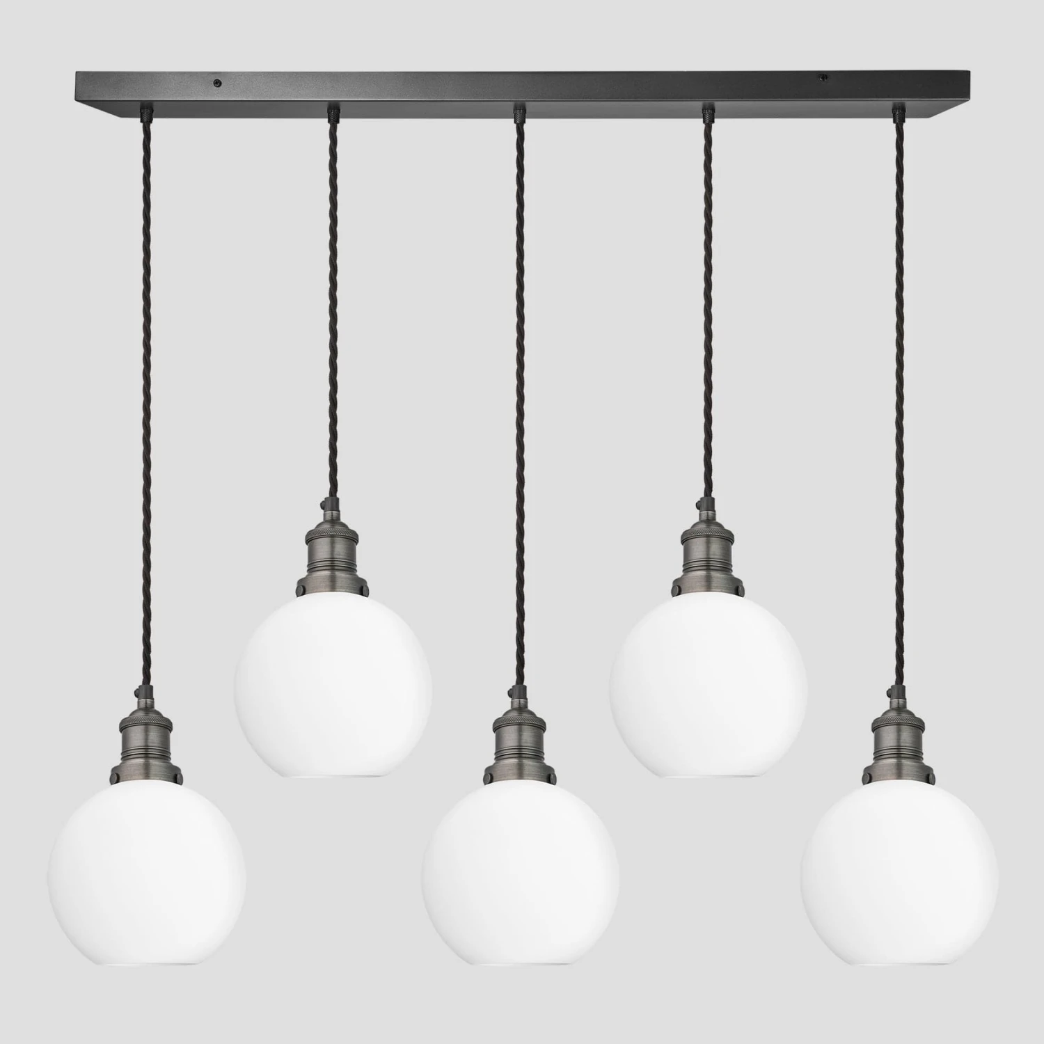 Brooklyn Opal Glass Globe 5 Wire Cluster Lights - 7 Inch - White 1 Brooklyn Opal Glass Globe 5 Wire Cluster Lights - 7 Inch - White