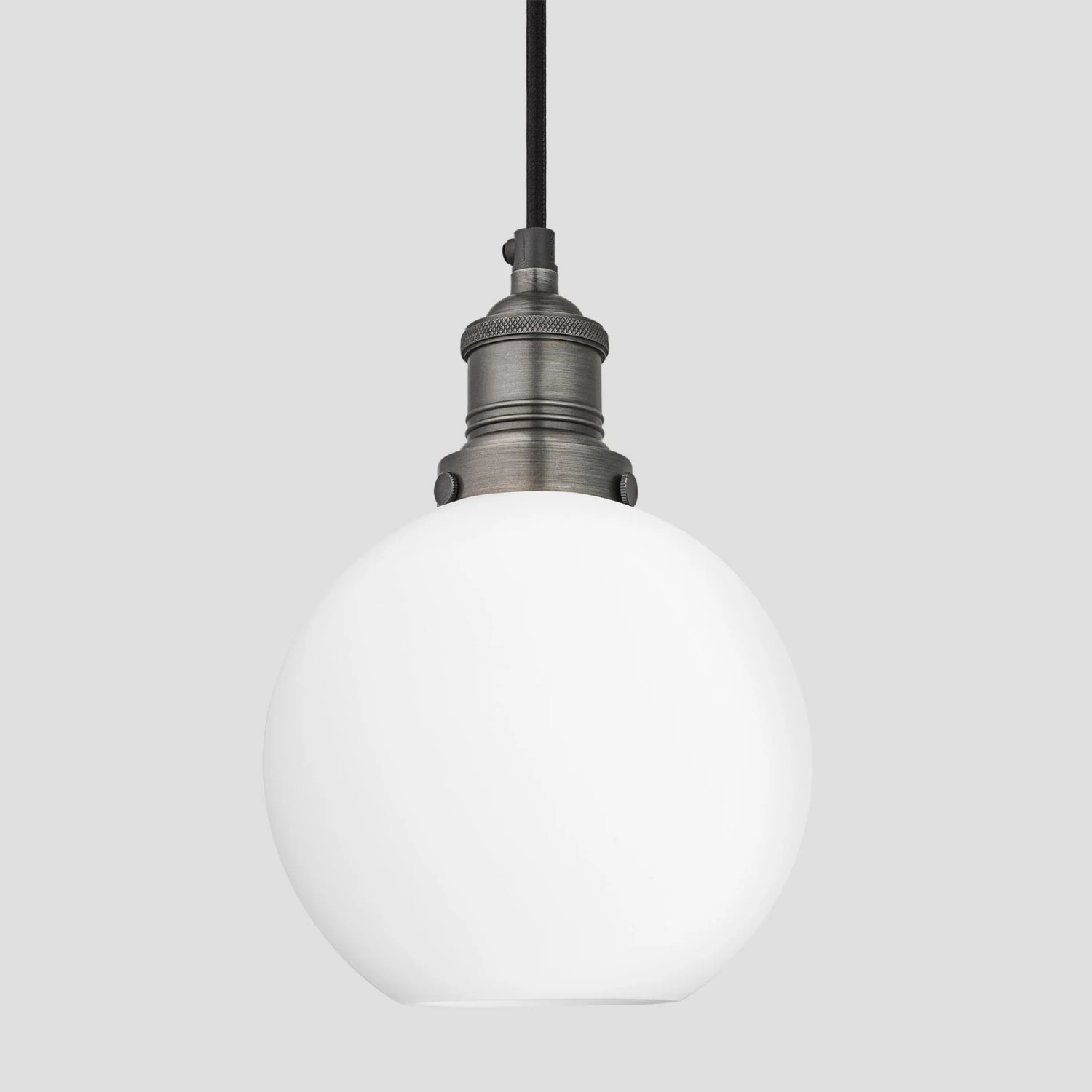 Brooklyn Opal Glass Globe Pendant Light - 7 Inch 2 Brooklyn Opal Glass Globe Pendant Light - 7 Inch - Image 2