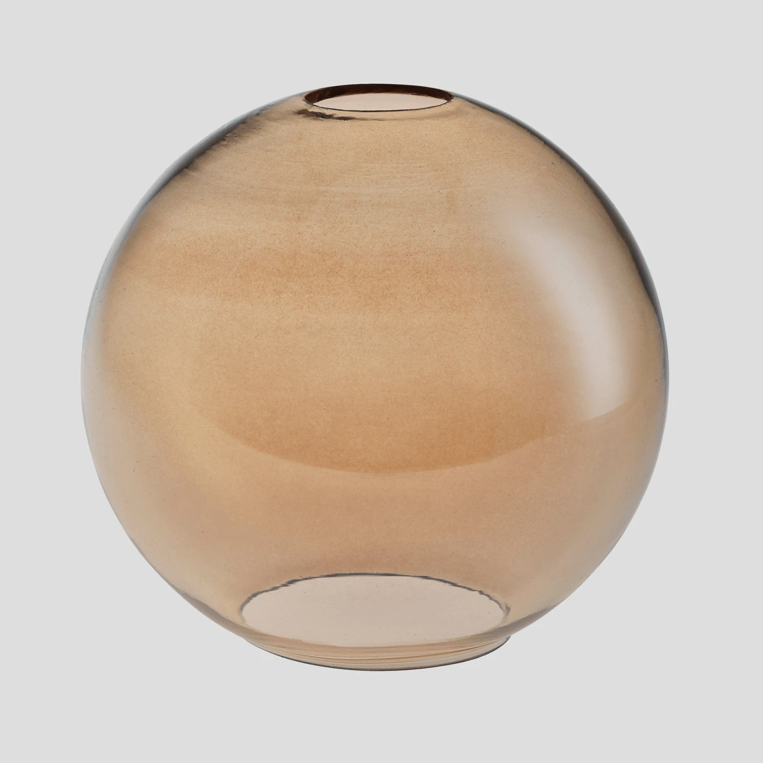 Knurled Tinted Glass Globe Pendant Light - 7 Inch - Amber 7 Knurled Tinted Glass Globe Pendant Light - 7 Inch - Amber - Image 7