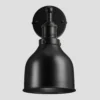 Brooklyn Cone Wall Light - 7 Inch - Black
