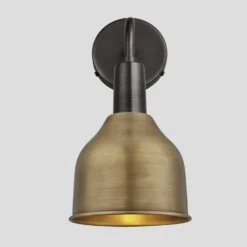 Sleek Cone Wall Light - 7 Inch - Brass