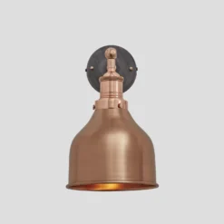 Brooklyn Cone Wall Light - 7 Inch - Copper -Industville Shop 7 Inch WallLight Copper Industville Lighting Cone CopperHolder Brooklyn BR CWL7 C CH