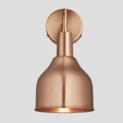 Sleek Cone Wall Light - 7 Inch - Copper -Industville Shop 7 Inch WallLight Copper Industville Lighting Cone CopperHolder Sleek SL CWL7 C CH