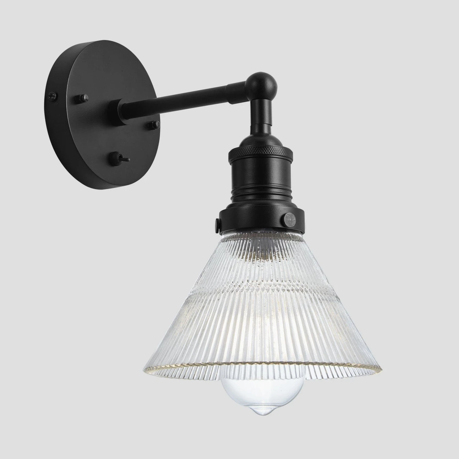 Brooklyn Glass Funnel Wall Light - 7 Inch - Image 9