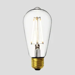 Vintage LED Edison Bulb Old Filament Lamp - 7W E27 Pear ST64
